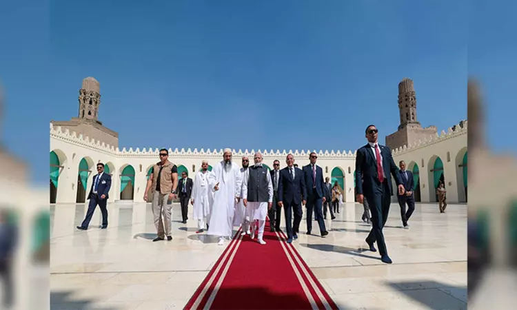 PM Modi meeting with El-Sisi grand display of democracy, pluralism PM Modi meeting with El-Sisi grand display of democracy, pluralism