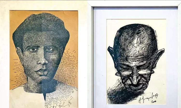 An art tribute to teachers of Madras School of Art An art tribute to teachers of Madras School of Art