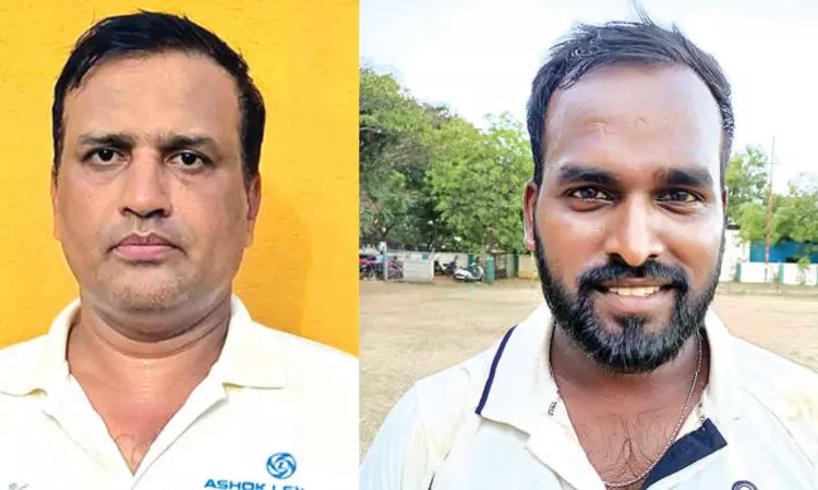 Sridhar, Elumalai sparkle with ball Sridhar, Elumalai sparkle with ball