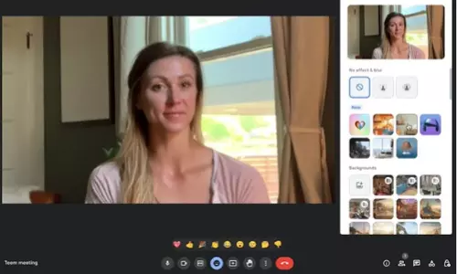 Google introduces new quick action to access features in Meet on web
