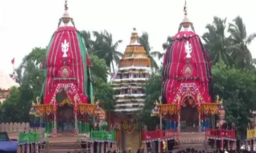 Devotees gather for Bahuda Rath Yatra on 9th day of festival in Puri