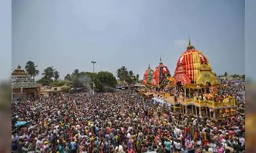 Lord Jagannaths return car festival begins in Puri