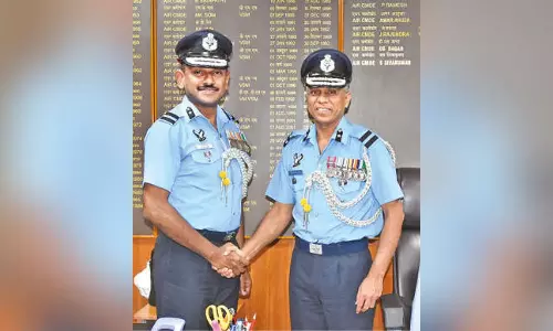 Air Commodore PS Vaidya takes over command of Avadi Air Force Station