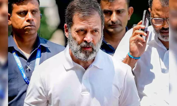 Rahul Gandhi arrives at Imphal for 2-day visit to strife-torn Manipur