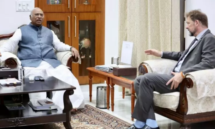 Kharge meets Australian High Commissioner, German envoy