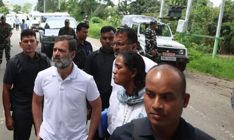 Rahul stopped on Manipur CMs order, says Cong; police cites law & order issue