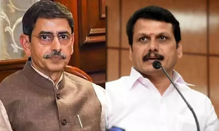 Guv Ravi dismisses V Senthil Balaji from the Council of Ministers