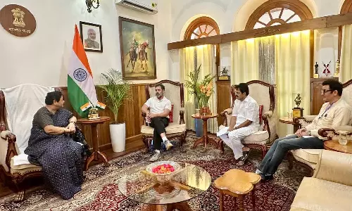 Manipur needs peace: Rahul after meeting Guv Anusuiya Uikey in Imphal