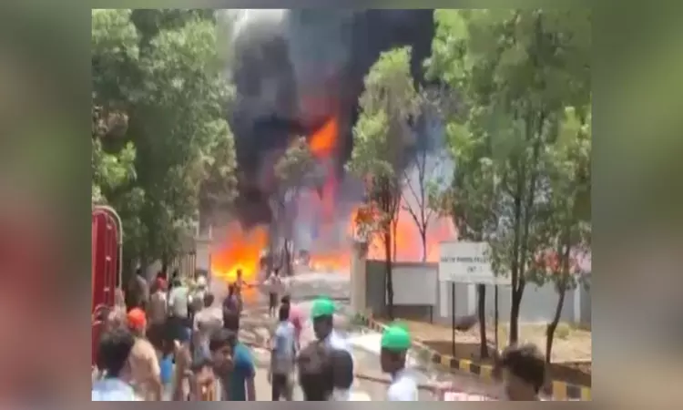 Visakhapatnam: Reactor explosion at pvt pharma lab, 2 injured Visakhapatnam: Reactor explosion at pvt pharma lab, 2 injured