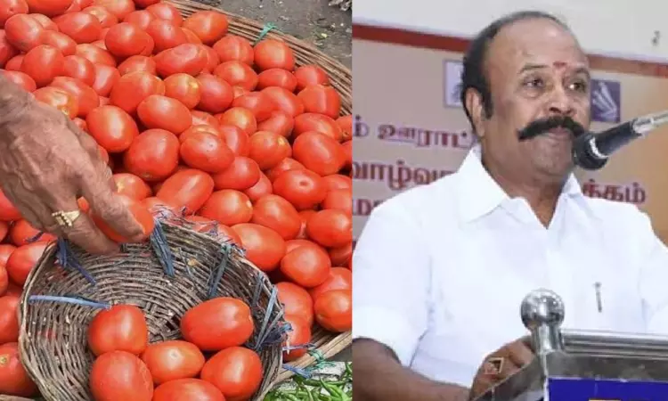 Minister Periyakaruppan to hold discussion on selling tomatoes in ration shops
