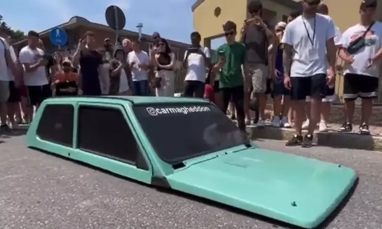 Watch: Internet shocked by Worlds smallest car without doors or tyres Watch: Internet shocked by Worlds smallest car without doors or tyres