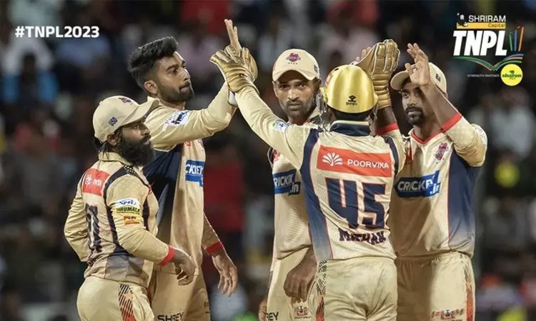 TNPL 2023: Super Gillies thrashes Trichy TNPL 2023: Super Gillies thrashes Trichy
