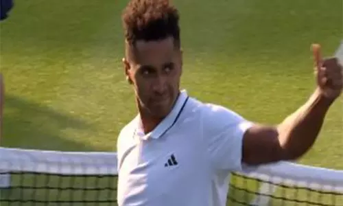 Wimbledon: Michael Mmoh stuns 11th seed Felix Auger-Aliassime in first round