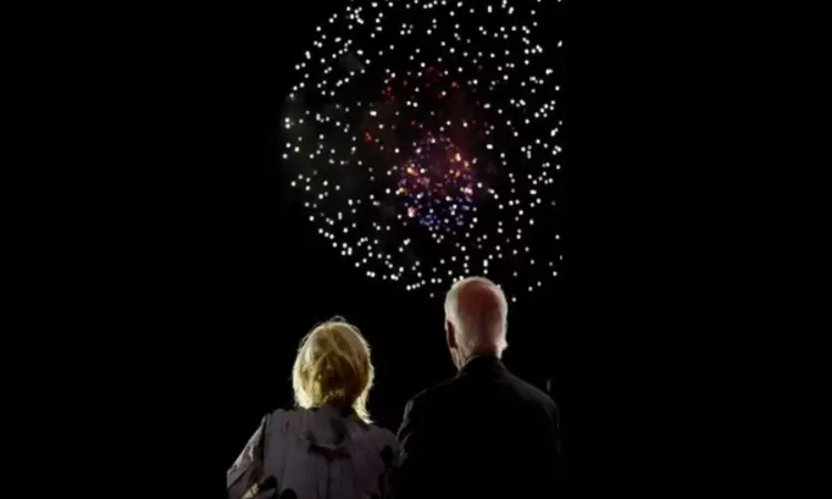 US Independence Day: President, First Lady watch fireworks with family at White House