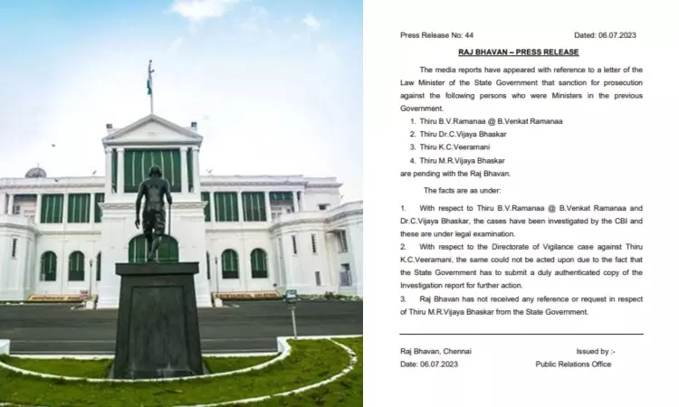 Guv Ravi responds to DMKs sanction letter seeking AIADMK leaders prosecution