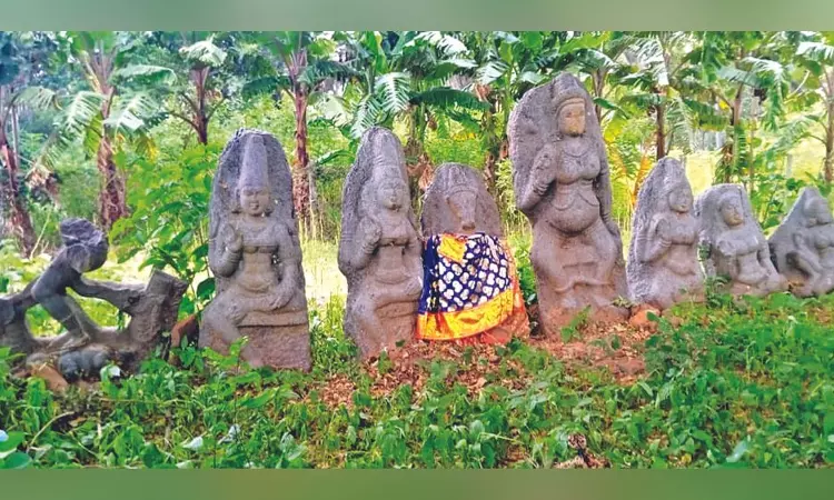 ‘Saptha Kannigal’ idols unearthed near Kumbakonam, search on for more