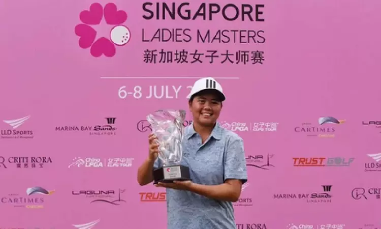 Golf: Tan makes history by winning the inaugural Singapore Ladies Masters