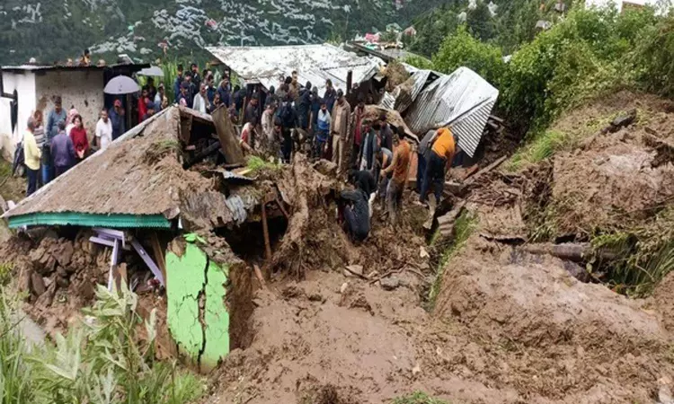 3 killed, 2 injured in house collapse amid heavy downpour in Shimla