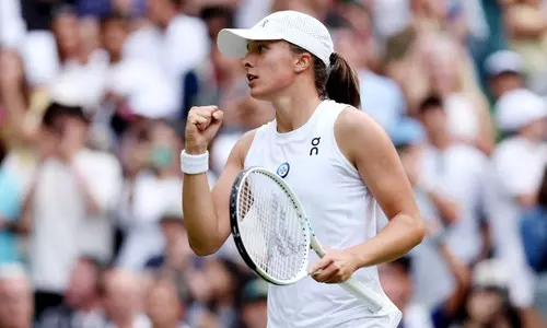 Wimbledon: Swiatek survives Bencic scare to enter quarterfinals