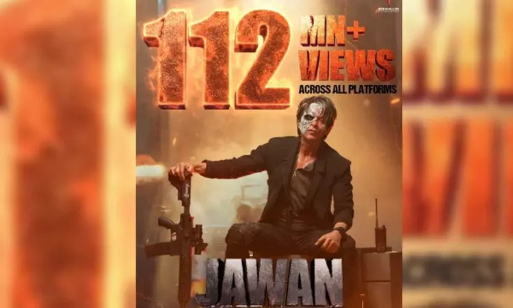 SRKs Jawan teaser clocks record 112 million views in 24 hours