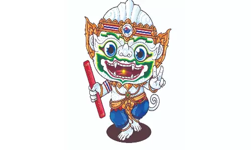 Lord Hanuman Asian Athletics C’ships mascot