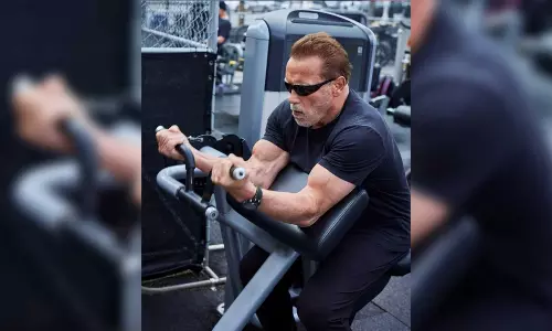 Schwarzenegger pumps iron, flaunts strength weeks before turning 76 Schwarzenegger pumps iron, flaunts strength weeks before turning 76