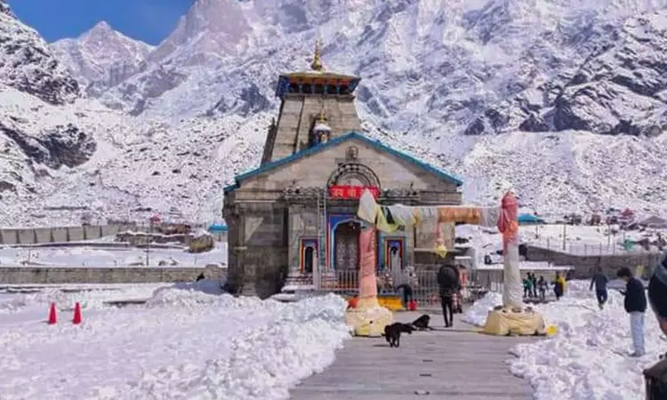 Uttarakhand: Kedarnath Dham Yatra stopped due to heavy rains Uttarakhand: Kedarnath Dham Yatra stopped due to heavy rains