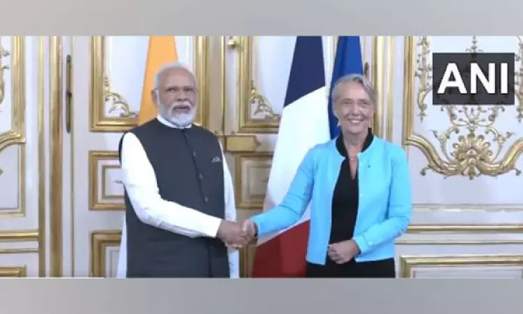 PM Modi holds delegation-level talks with French Prime Minister Elisabeth Borne