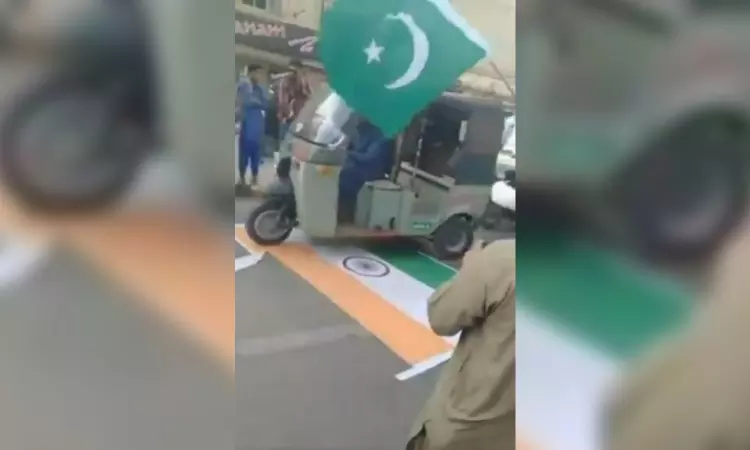 DeTect: Video of cars driving over tricolour not from Kerala