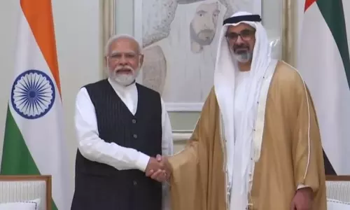 PM Modi arrives in UAE for final leg of two-nation visit
