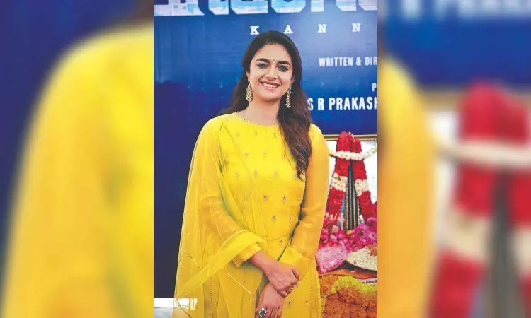 Keerthy Suresh’s Kannivedi kick starts with pooja
