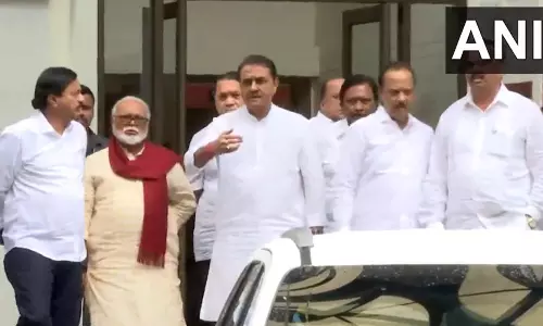 Ajit Pawar, other Maha NCP ministers meet Sharad Pawar in Mumbai