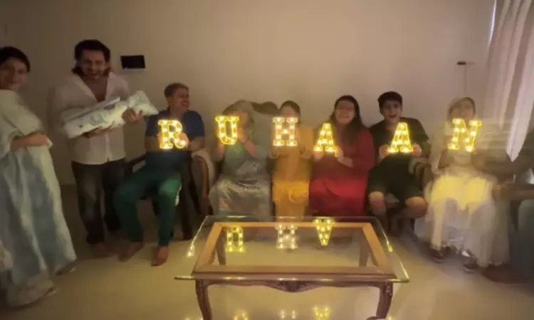 With cupcakes and bright lights Dipika Kakar, Shoaib Ibrahim reveal newborn son’s name