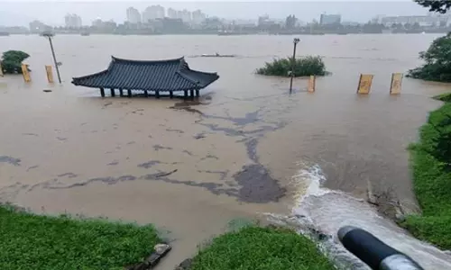 39 cultural heritage sites in S.Korea suffer damages after heavy rain