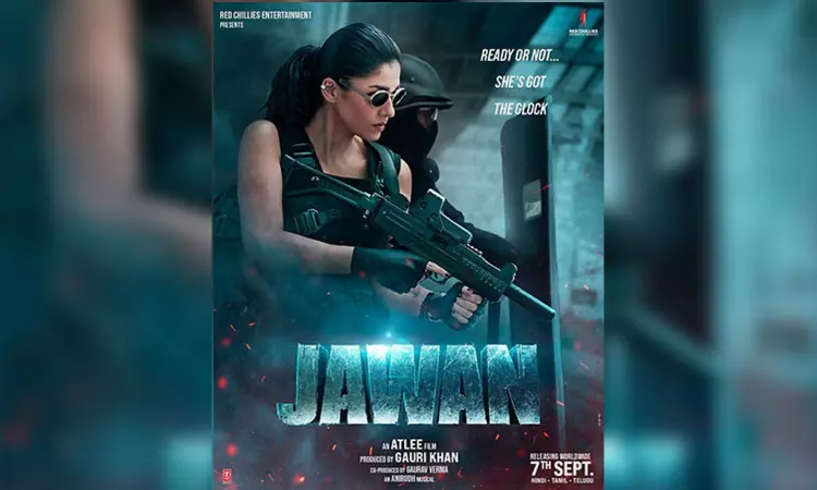SRK introduces Nayanthara as “thunder” in ‘Jawan’ new poster