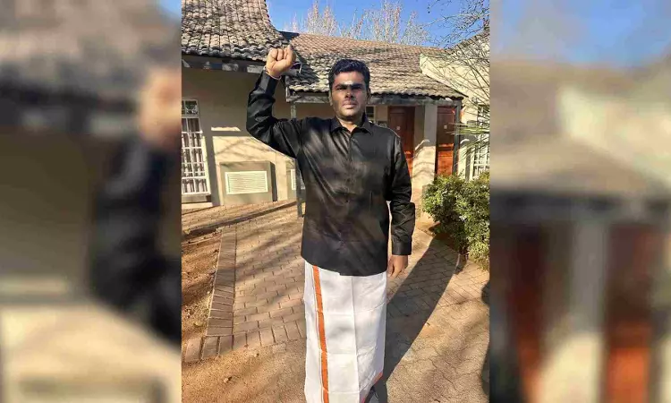 Black-clad State BJP leaders protest against DMK, #GoBackStalin trends