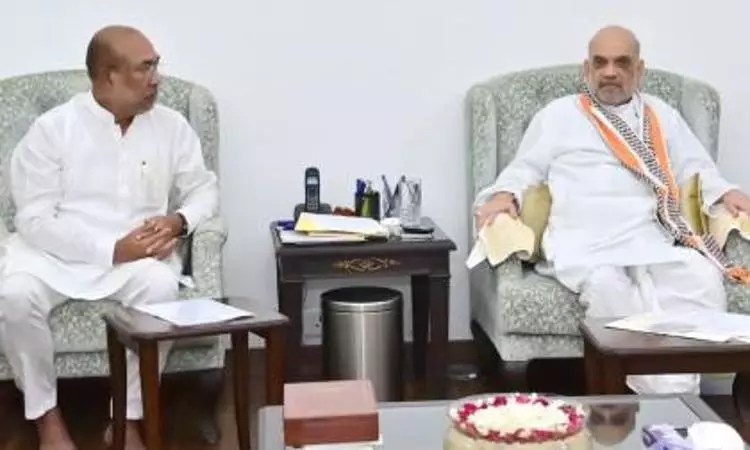 Manipur viral video :Shah asks Biren to take stringent action against culprits