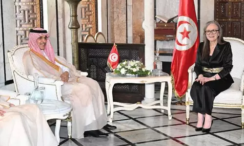 Tunisian PM, Saudi finance minister meet on ties