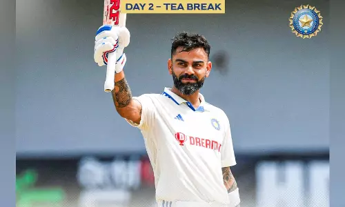 India 438 all out at tea on day 2 of second Test India 438 all out at tea on day 2 of second Test