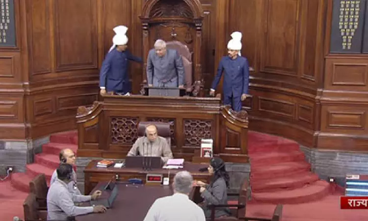 RS adjourned till 2.30 pm amid Oppn uproar over Manipur violence RS adjourned till 2.30 pm amid Oppn uproar over Manipur violence