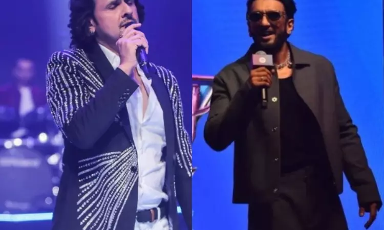 Ranveer Singh mimics Sonu Nigam, during ‘RRKPK’ promotions Ranveer Singh mimics Sonu Nigam, during ‘RRKPK’ promotions