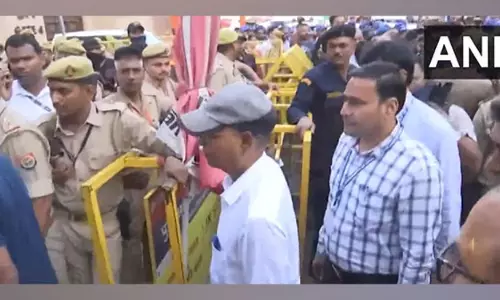 ASI begins survey of Gyanvapi Mosque complex excluding Wazukhana area ASI begins survey of Gyanvapi Mosque complex excluding Wazukhana area