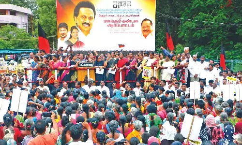 BJP trying to gain political mileage by creating unrest in nation, says Mutharasan