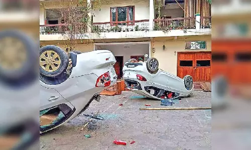 Union Min’s house in Manipur attacked; 2nd time in 2 months Union Min’s house in Manipur attacked; 2nd time in 2 months