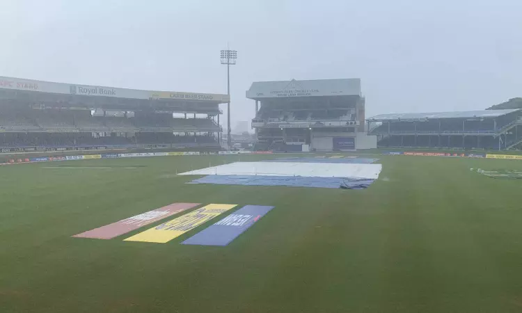 WI v IND: Play on Day 5 to resume from 10:45 pm IST WI v IND: Play on Day 5 to resume from 10:45 pm IST