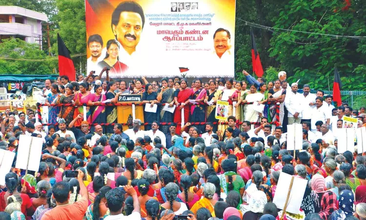 BJP trying to gain political mileage by creating unrest in nation, says Mutharasan