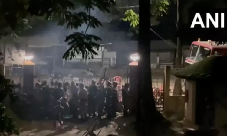 18 arrested over attack on Meghalaya CMs office 18 arrested over attack on Meghalaya CMs office