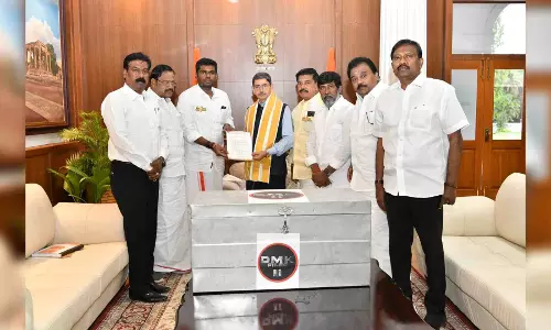 Annamalai submits memorandum on DMK files part 2 to Governor Annamalai submits memorandum on DMK files part 2 to Governor