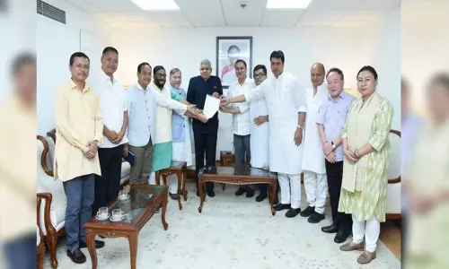 Rajya Sabha MPs from NE urge chairman for short discussion on Manipur issue Rajya Sabha MPs from NE urge chairman for short discussion on Manipur issue