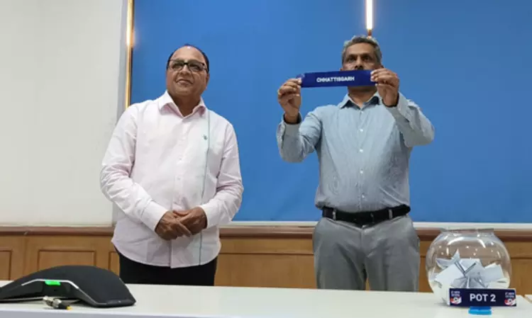 Draw for group stages of Santosh Trophy, senior womens nationals conducted Draw for group stages of Santosh Trophy, senior womens nationals conducted